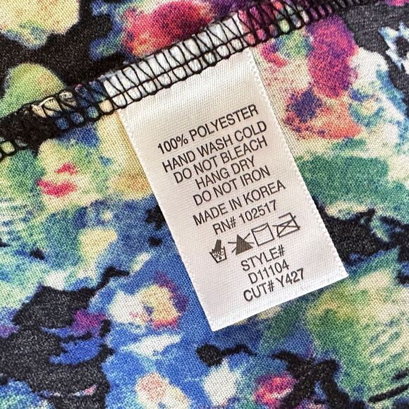 Soprano Colorful Floral Sleeveless Mini Fit And Flare Dress XS - Picture 13 of 14